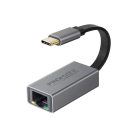   Promate  GigaLink-C High Speed USB-C to Gigabit Ethernet Adapter Grey