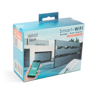 Delight Smart Wi-fi-s garázsnyitó szett - 230V - nyitásérzékelő