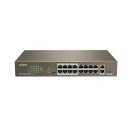   Tenda TEF1118P-16-150WV3.0 16 10/100Mbps +1 Gigabit/SFP Slots Switch With 16-Port PoE