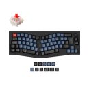   Keychron Q8 QMK Custom Mechanical Fully Assembled Knob RGB Brown Switch Keyboard Carbon Black UK