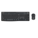   Logitech MK370 Wireless billentyűzet + optikai egér Black US