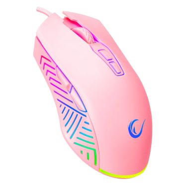 Rampage SMX-G68 SPEAR Gaming RGB Mouse Pink