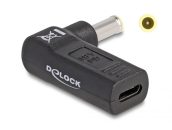   DeLock Adapter for Laptop Charging Cable USB Type-C female to Samsung 5.5 x 3.0 mm male 90° angled