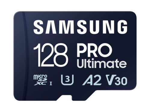 Samsung 128GB microSDXC Pro Ultimate Class10 U3 A2 V30 + adapterrel