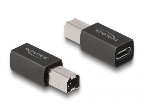 DeLock USB 2.0 Type-C to Type-B adapter Black DeLock USB 2.0 Type-C to Type-B adapter Black