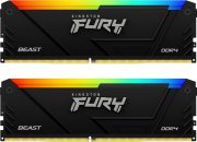 Kingston 16GB DDR4 3200MHz Kit(2x8GB) Fury Beast RGB Black