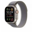   Apple Watch Ultra 2 Cellular 49mm Titanium Case with Green/Grey Trail Loop M/L
