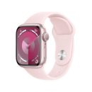   Apple Watch S9 GPS 45mm Pink Alu Case with Light Pink Sport Band S/M