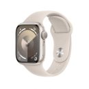   Apple Watch S9 GPS 45mm Starlight Alu Case with Starlight Sport Band S/M