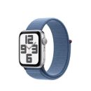   Apple Watch SE3 GPS 40mm Silver Alu Case with Winter Blue Sport Loop