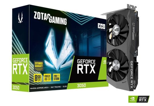 Zotac GeForce RTX3050 8GB GDDR6 ECO