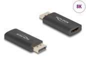   DeLock Delock Aktív DisplayPort 1.4 - HDMI adapter 8K HDR funkcióval