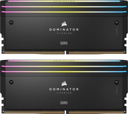 Corsair 32GB DDR5 7000MHz Kit(2x16GB) Dominator Titanium RGB Black