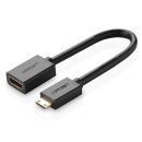 UGREEN Mini HDMI-HDMI adapter cable 0,22m Black