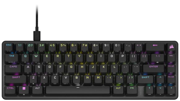 Corsair K65 Pro Mini Mechanical Gaming Keyboard Grey US Corsair K65 Pro Mini Mechanical Gaming Keyboard Grey US