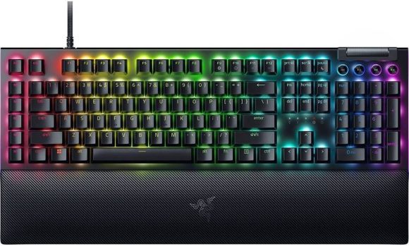 Razer BlackWidow V4 Green Switch Keyboard Black US