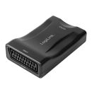 Logilink Video converter Scart/F to HDMI-A/F 1080p Black
