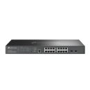   TP-Link SG3218XP-M2 Omada 16-Port 2.5G and 2-Port 10GE SFP+ L2+ Managed Switch with 8-Port PoE+