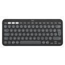   Logitech K380s Pebble Keys 2 Bluetooth Keyboard Tonal Grapphite US