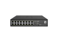   LevelOne GES-2216 Hilbert 16-Port 10-inch Gigabit Smart Lite Switch