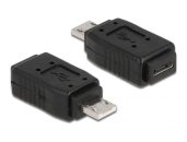 DeLock USB-A to USB-A male/male adapter Black