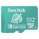 Sandisk 512GB SD microSDXC Class 10 UHS-I U3 Nintendo Switch