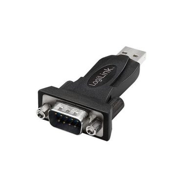 Logilink USB-A to RS232 male/male adapter Black Logilink USB-A to RS232 male/male adapter Black