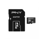 PNY 32GB microSDHC Performance Plus Class 10 + adapterrel