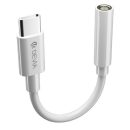   Devia Smart Series Adapter Type-C To 3.5mm With Charging White