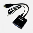 Approx APPC17 HDMI to VGA + audio adapter Black