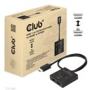   Club3D HDMI 2-in-1 Bi-directional Switch for 8K60Hz or 4K120Hz Adapter Black