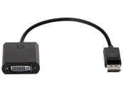 HP Displayport to DVI adapter cable 0,2m Black
