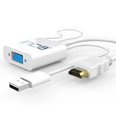 INCA IVTH-01 VGA to HDMI (+USB & AudioCable) White