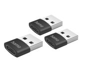 Hama USB-A dugó - USB-C aljzat 3db