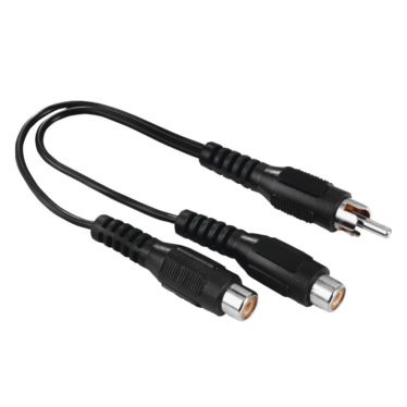 Hama FIC RCA Y-Adapter Black