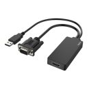 Hama VGA to HDMI Adapter Black