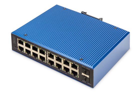 Digitus Industrial 16+2 -Port L2 managed Gigabit Ethernet Switch