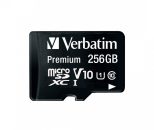 Verbatim 256GB MicroSDXC Premium U1 Class 10 + adapterrel