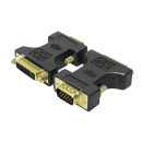 Logilink DVI adapter DVI-I/F to HD15/M 1080p Black
