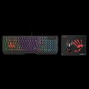 A4-Tech B1700 Bloody Neon Gaming Desktop Set Black US