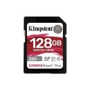 Kingston 128GB SDXC Canvas React Plus Class 10 UHS-II U3 V60