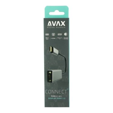 Avax AD605 CONNECT+ Type C 3.1-Display port 1.2 adapter Avax AD605 CONNECT+ Type C 3.1-Display port 1.2 adapter