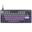   Tracer FINA 84 GameZone Red Switch Rainbow Mechanical Keyboard Blackcurrant US