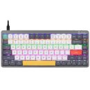   Tracer FINA 84 GameZone Red Switch Rainbow Mechanical Keyboard Grey US