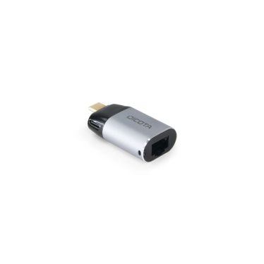 Dicota USB-C to Ethernet Mini Adapter with PD (100W) Silver Dicota USB-C to Ethernet Mini Adapter with PD (100W) Silver