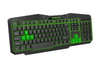 Esperanza Tirions Gaming Illuminated Keyboard Black/Green UK