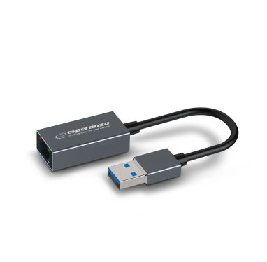 Esperanza ENA101 Gigabit Ethernet adapter Grey Esperanza ENA101 Gigabit Ethernet adapter Grey