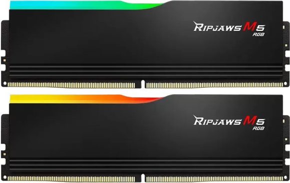 G.SKILL 64GB DDR5 5200MHz Kit(2x32GB) Ripjaws M5 RGB Black