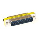 ACT AB9083 D-sub Adapter 25 pole Male to 25 pole Female