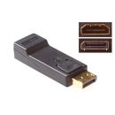   ACT Conversion adapter DisplayPort male to HDMI-A female Black